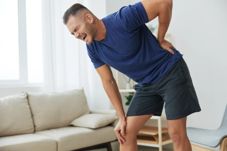Massage for Sciatica in Camrose 2 Patient receiving manual therapy during Hip Pain Physiotherapy in Camrose treatment session