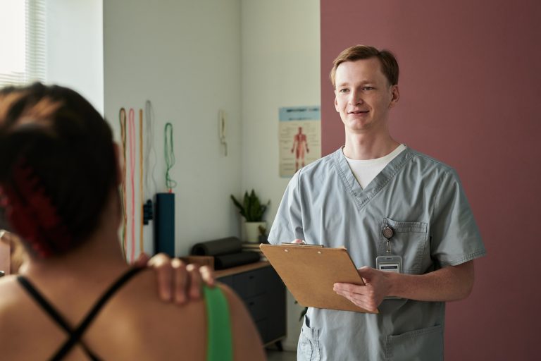 How Often Should You See a Chiropractor? 2 Patient receiving Physiotherapy in Camrose at Central Physiotherapy Clinic